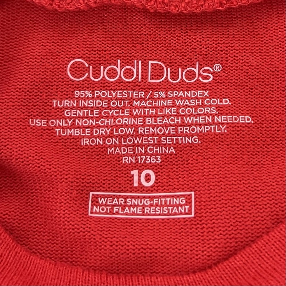 Cuddl Duds Pajamas Boys 10 Red Black Gamer Gaming‎ Its Under Control - Picture 4 of 12